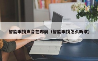 智能眼镜声音在哪调（智能眼镜怎么听歌）